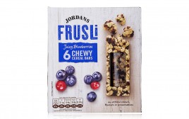Jordans Frusli Juicy Blueberry 6 Chewy Cereal Bars  Box  180 grams